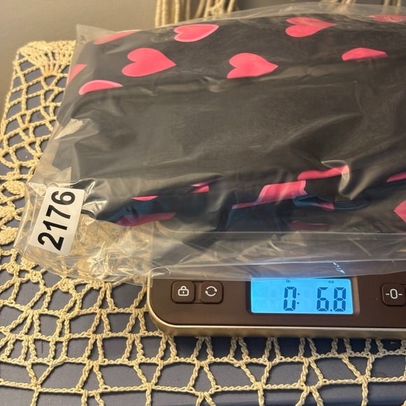 Incerun Womens Pink Black Heart Crop Dress Pants Womens Small NWT Valentines Day - Picture 10 of 10